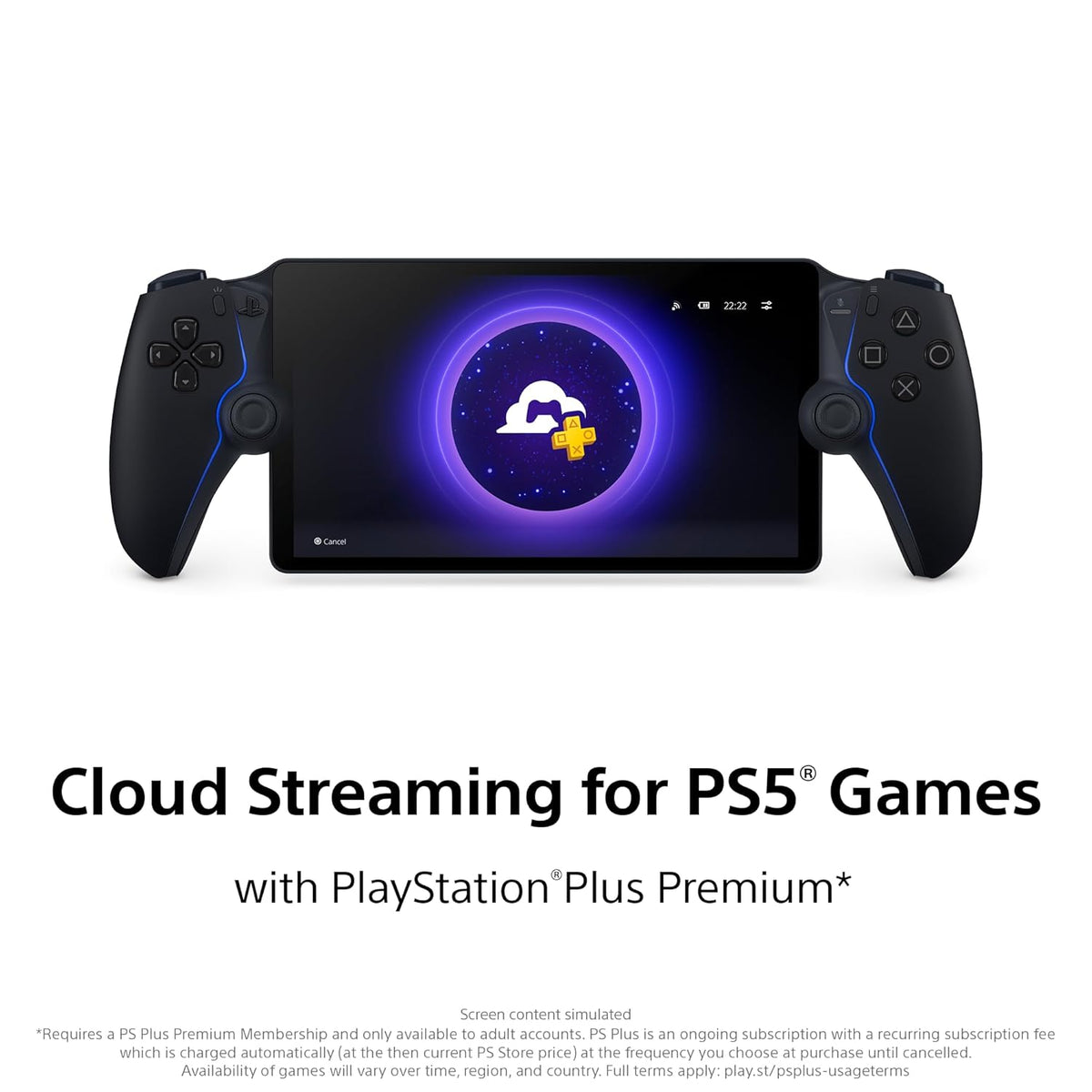Handheld Remote Player Console for PS5 – 8" 1080p Display